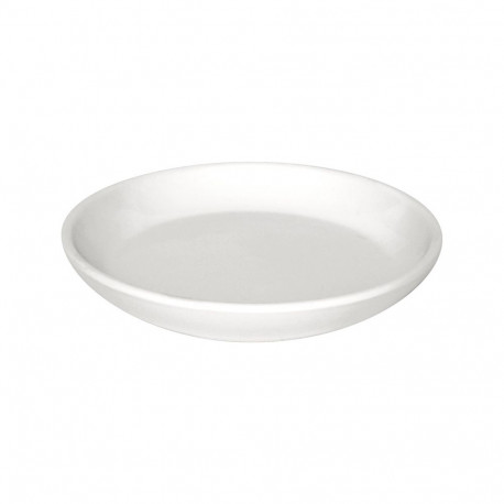 CERAMIC PLATE EMI D13 WHITE MATT