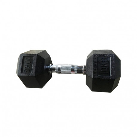 Kummist kuuskant hantel YLDB35 10kg
