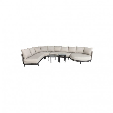 OUTDOOR FURNITURE SET 157X73X64