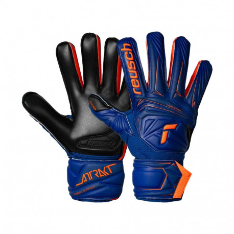 Reusch väravavahi kindad Attrakt Infinity sõrmetoega junior 5672710 4127 7,5, sinine-must