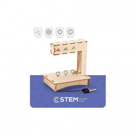 Wooden Assembly Kit Traffic Lights, STEM Educational Toy