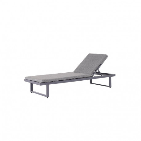SUN LOUNGER DOMOLETTI GREY 195X63X26