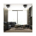 CEILING LIGHT BURSA 3XE14/E27 BLACK/GOLD