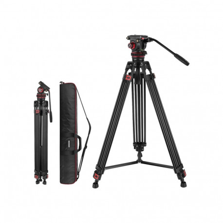 Neewer TP75 Adjustable Tripod with Oil-Damped Head