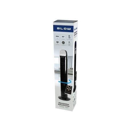 Home & Kitchen Appliance - BLOW Column Fan 90W With Remote Control, 3 Speed Settings, Oscillation, 8