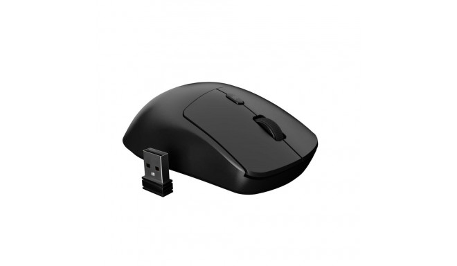Wireless Mouse - Natec Hawk 2, 3200 DPI, 10m Range, Black