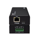 Audio Decoder - Lindy 2ch Dante® to Analog Audio Decoder 96kHz 24-Bit 100m Black