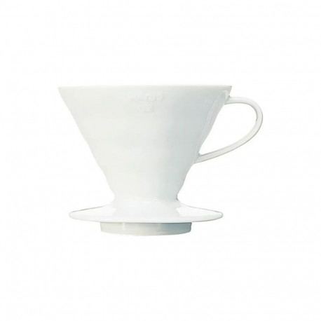 Coffee Dripper - HARIO V60-02 Ceramic Manual Brew Coffee Maker White