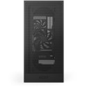 Computer Case - NZXT H5 Flow Midi Tower, Tempered Glass, Cooling Support, Black