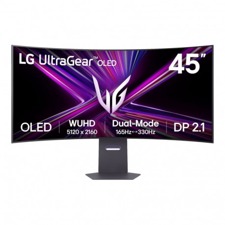 LG monitor 45GX950A-B 45" OLED 21:9 165Hz 0.03ms 5120x2160 275cd/m² HDMI-pordid 2, must