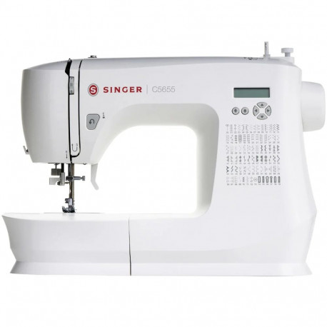 Singer | Sewing Machine | C5655 | Number of stitches 80 | Number of buttonholes 6 | White