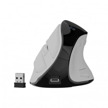 Natec Mouse | Euphonie Pro | Wireless | 2.4 GHz, Bluetooth | White