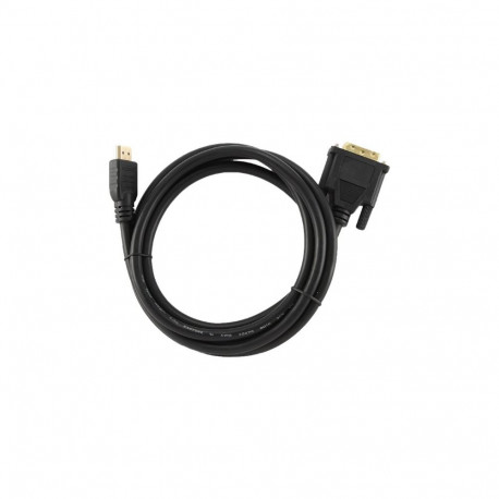 Cablexpert HDMI–DVI-kaabel Single Link, HDMI 19pin isane, DVI 18+1pin isane, HDMI–DVI-D, 0.5m