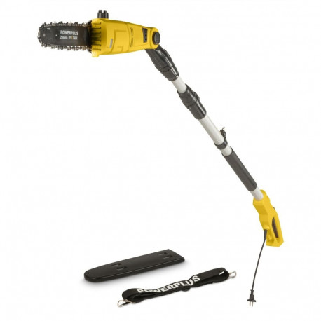 POWERPLUS POWXG1033 telescopic pruner saw for cutting high branches and shrubs 750W 250mm 10" automa