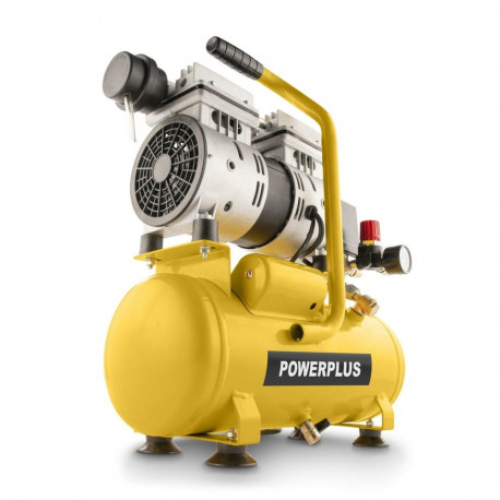 Oil-free compressor 550W, POWERPLUS, POWX17230S, 8 bar, 105 l/min, 6L, silent