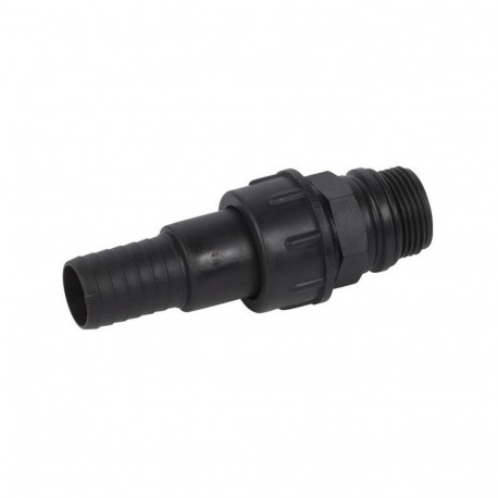 POWERPLUS POWACW02 garden pump connector for water outlet male type 32mm polyethylene 49x49x128mm