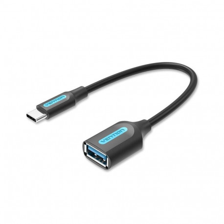 CABLE USB3.1C MALE TO A FEMALE/0.15M BLACK CCVBB VENTION