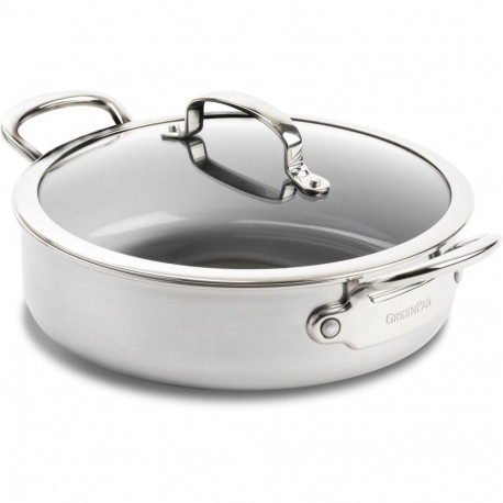 GreenPan Premiere Casserole 26 cm Stainless Steel