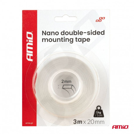Kahepoolne nanokinnitusteip 20mmx3mx1mm