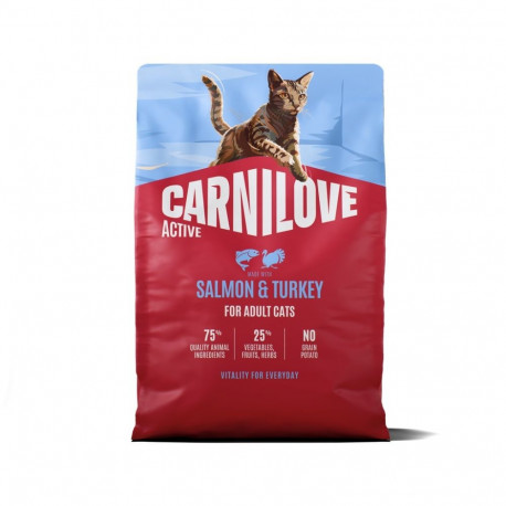 Carnilove Active Salmon & Turkey Adult cat food 2kg