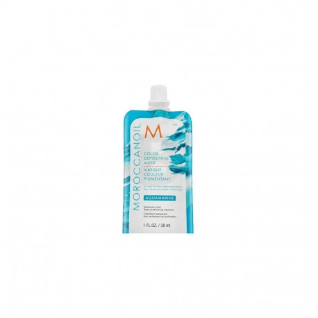 Moroccanoil Color Depositing Mask nourishing mask with color pigments Aquamarine 30 ml