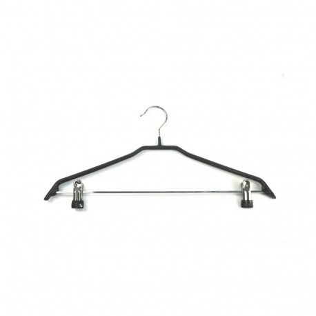 Riidepuud klambriga 2tk, teras/vinüül Non Slip 44 cm, must