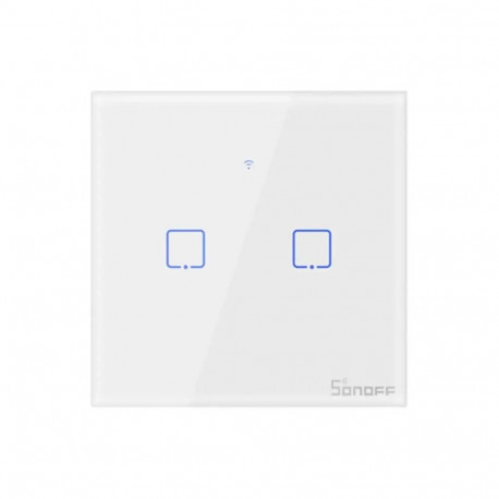 Smart Switch WiFi + RF 433 Sonoff T1 EU TX (2-channel)