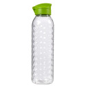 Bottle Dots Bottle 0,75L transparent/green
