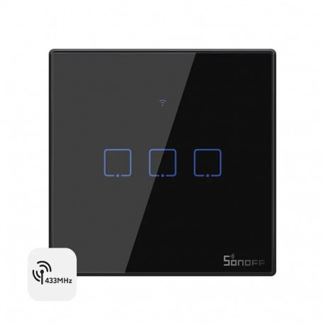 Smart wall switch Sonoff TX T3EU3C with RF control