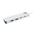 "D TARGUS HyperDrive Flex 4 Port USB-C Hub Blue"