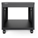 "Universal 19-Zoll Equipment Rack mit Rollen, 8HE"