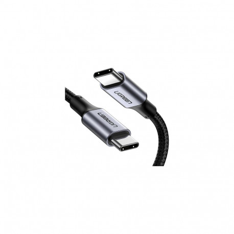 UGREEN USB-C–USB-C kaabel punutud alumiiniumkorpusega 1m