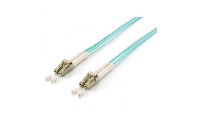 "Equip Patchkabel LC->LC 25.00m Multimode Duplex OM3 türkis"