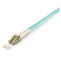 Equip patchkaabel LC->LC 25.00m multimode duplex OM3, türkiis