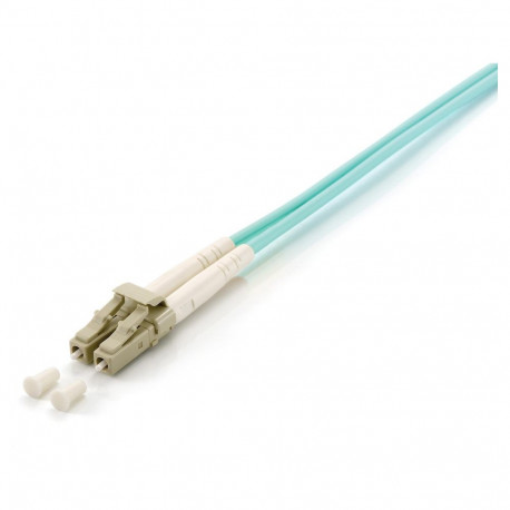 "Equip Patchkabel LC->LC 1.50m Multimode Duplex OM3 türkis"