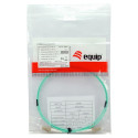 Equip patchkaabel LC->LC 25.00m multimode duplex OM3, türkiis