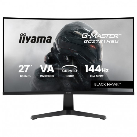 "68,6cm/27"" (1920x1080) iiyama G-Master GC2781HSU-B1 16:9 FHD VA 1ms 144Hz HDMI DisplayPort USB VES