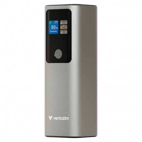 "Verbatim Charge 'n' Go Powerbank 27.000 mAh metall-grau"