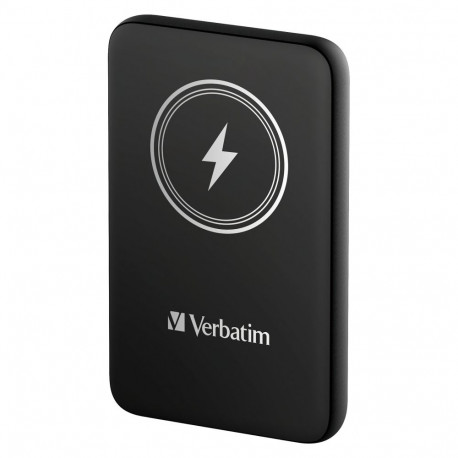 Verbatim juhtmevaba akupank Charge 'n' Go 10.000mAh Qi PD 3.0 Quick Charge 3.0, must