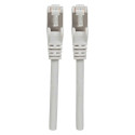 "Patchkabel Cat6a-Stecker/Cat7-Rohkabel 0,5m grau"