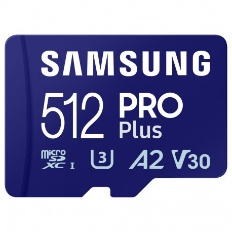 "CARD 512GB Samsung PRO Plus micro UHS-I U3 Full HD 4K UHD"