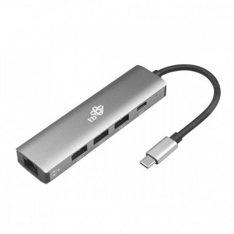 USB C adapter RJ-45 USB C USB A x3