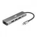 USB C Adapter RJ-45, USB C, USB A x3