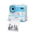 FLASH BLUE INSTANT CAMERA WITH THERMAL PRINTER FOR CHILDREN
