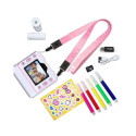 FLASH PINK  INSTANT CAMERA WITH THERMAL PRINTER FOR CHILDREN