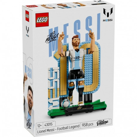 Klocki editions 43015 lionel messi - piłkarska legenda