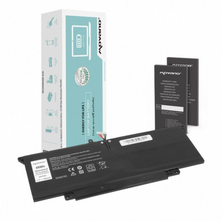 Battery JHT2H for Dell Latitude 7410 2-in-1 7310 2-in-1 P33S P34S - 6400 mAh (49 Wh)