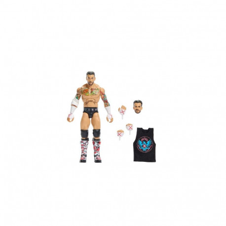 WWE Elite Collection Top Picks CM Punk Action Figure & Accessories, 6-inch Collectible Set (Styl
