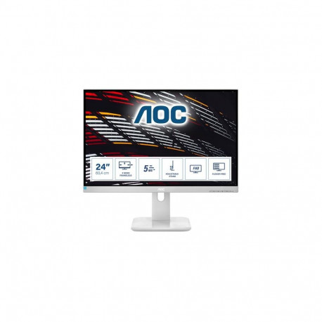 AOC P1 24P1/GR computer monitor 60.5 cm (23.8") 1920 x 1080 pixels Full HD LED Grey