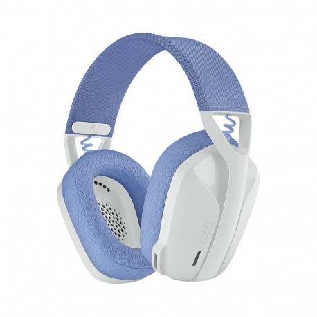 "Logitech Lightspeed G435 Headset full size Bluetooth / 2.4 GHz radio frequency Wireless white Disco